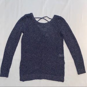 Lucky Brand Metallic Knitted Sweater